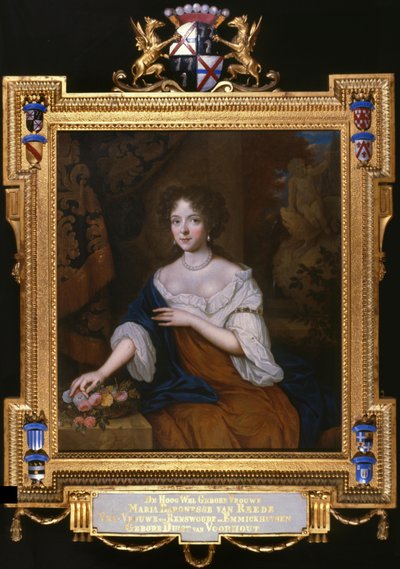 Portrait of Maria Duyst van Voorhout (1662-1754) by Johannes van Haensbergen  